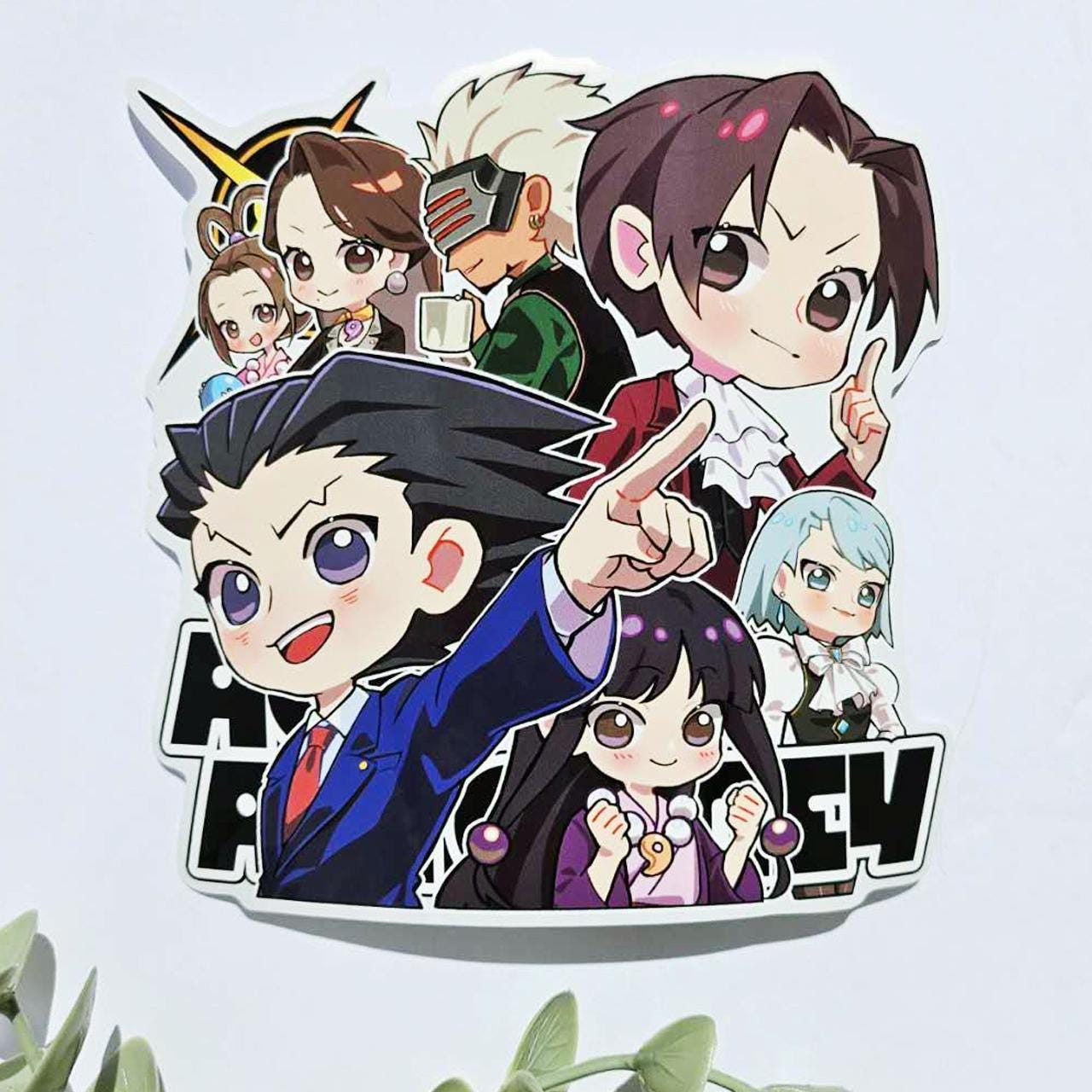 Ace Attorney Large Sticker