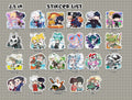 Assorted Stickers | 1 for 4 dollars | 2 for 7 dollars | 5 for 12 dollars