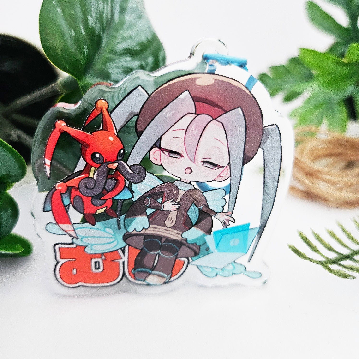 Bug Type Miku Keychain