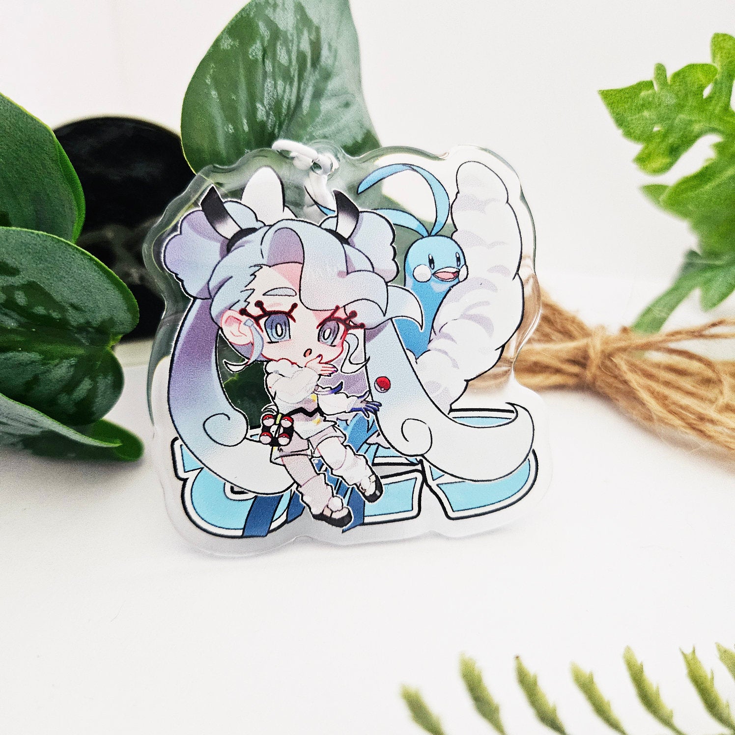 Flying Type Miku Keychain