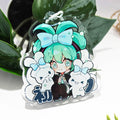 Cinnamon Roll Miku Keychain