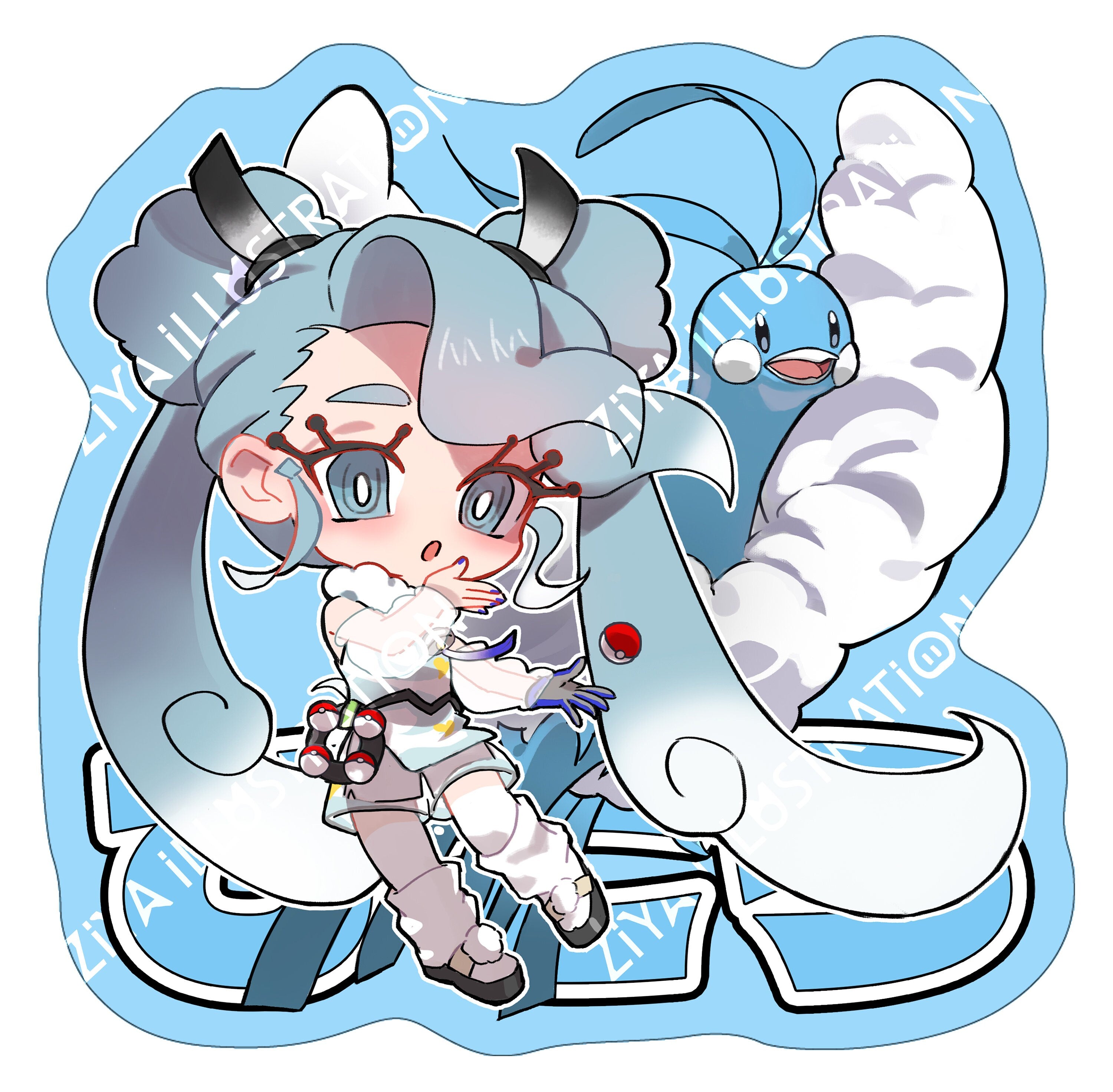 Flying Type Miku Mouse Pad