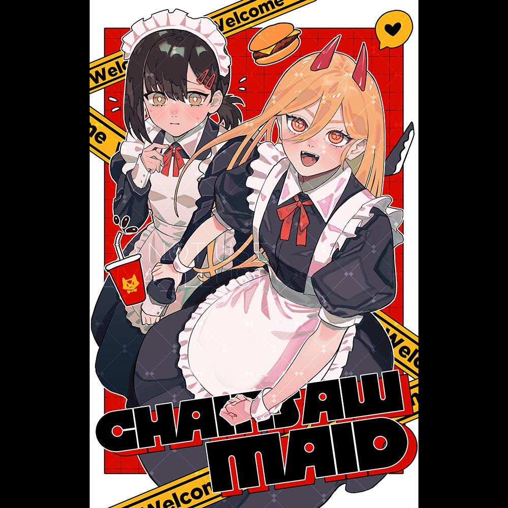 BUY 2 GET 1 FREE | Chainsaw maid Poster