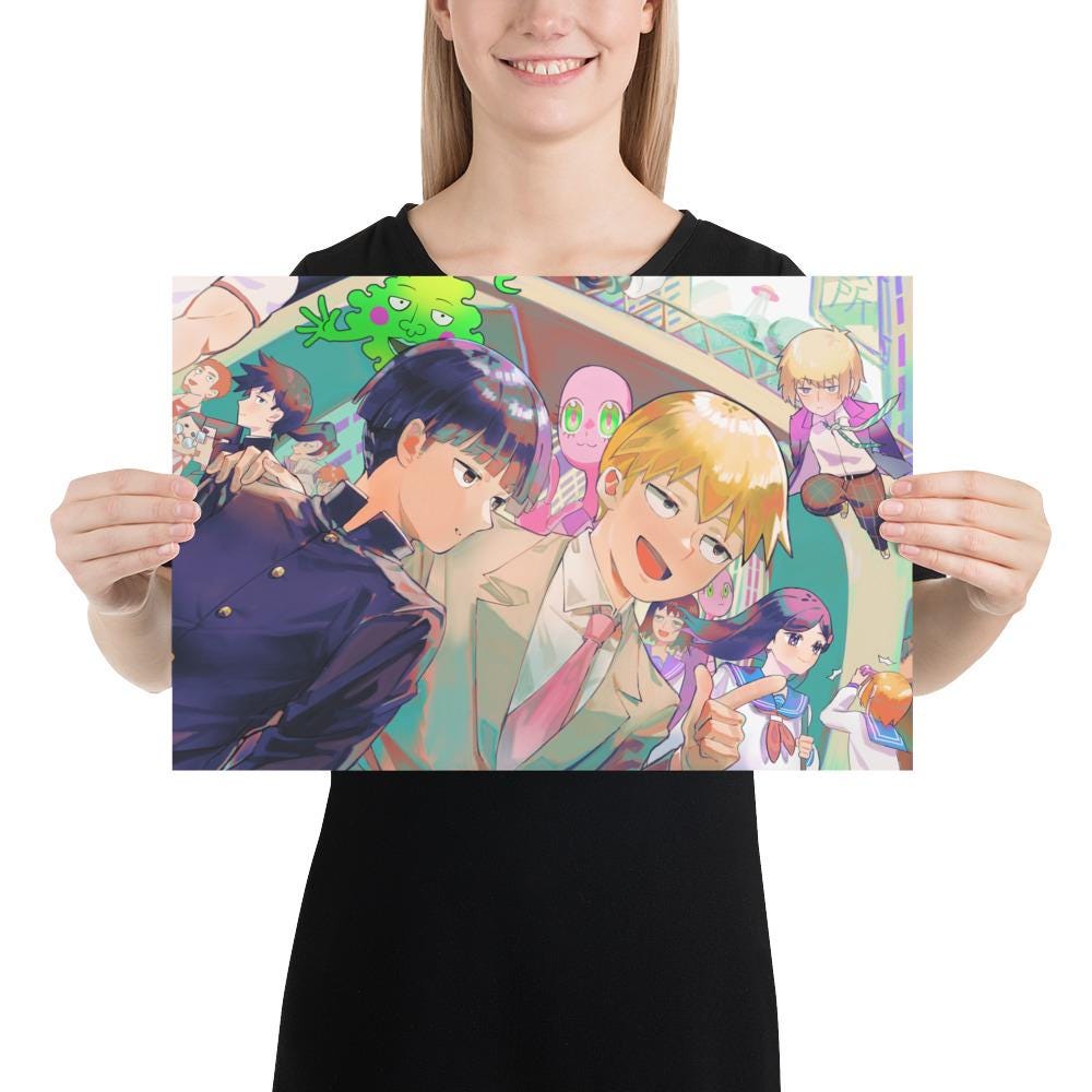 BUY 2 GET 1 FREE | Mob and Reigen Poster