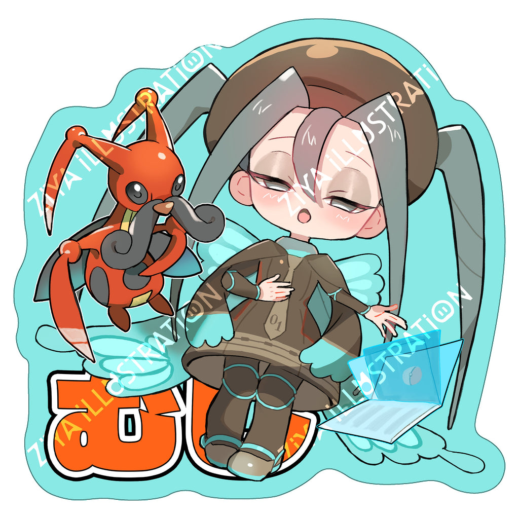 Bug Type Miku Mouse Pad