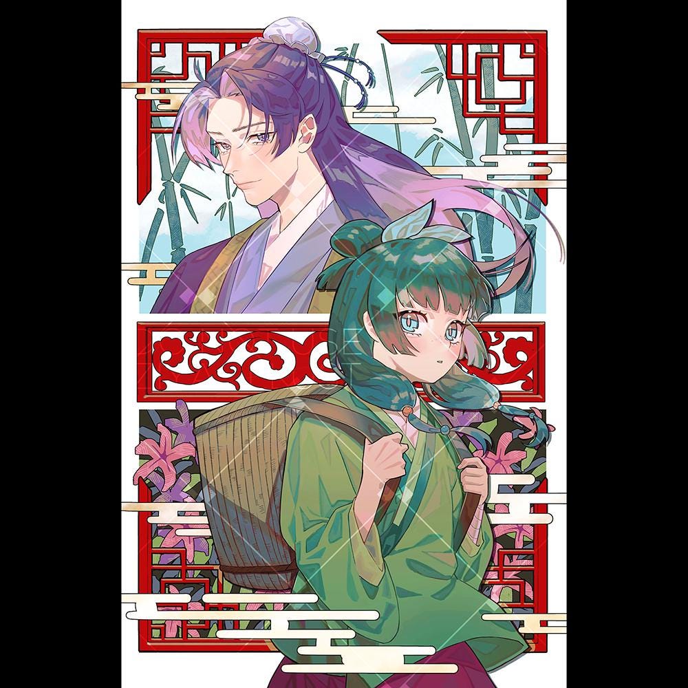 BUY 2 GET 1 FREE | Maomao & Jinshi Poster