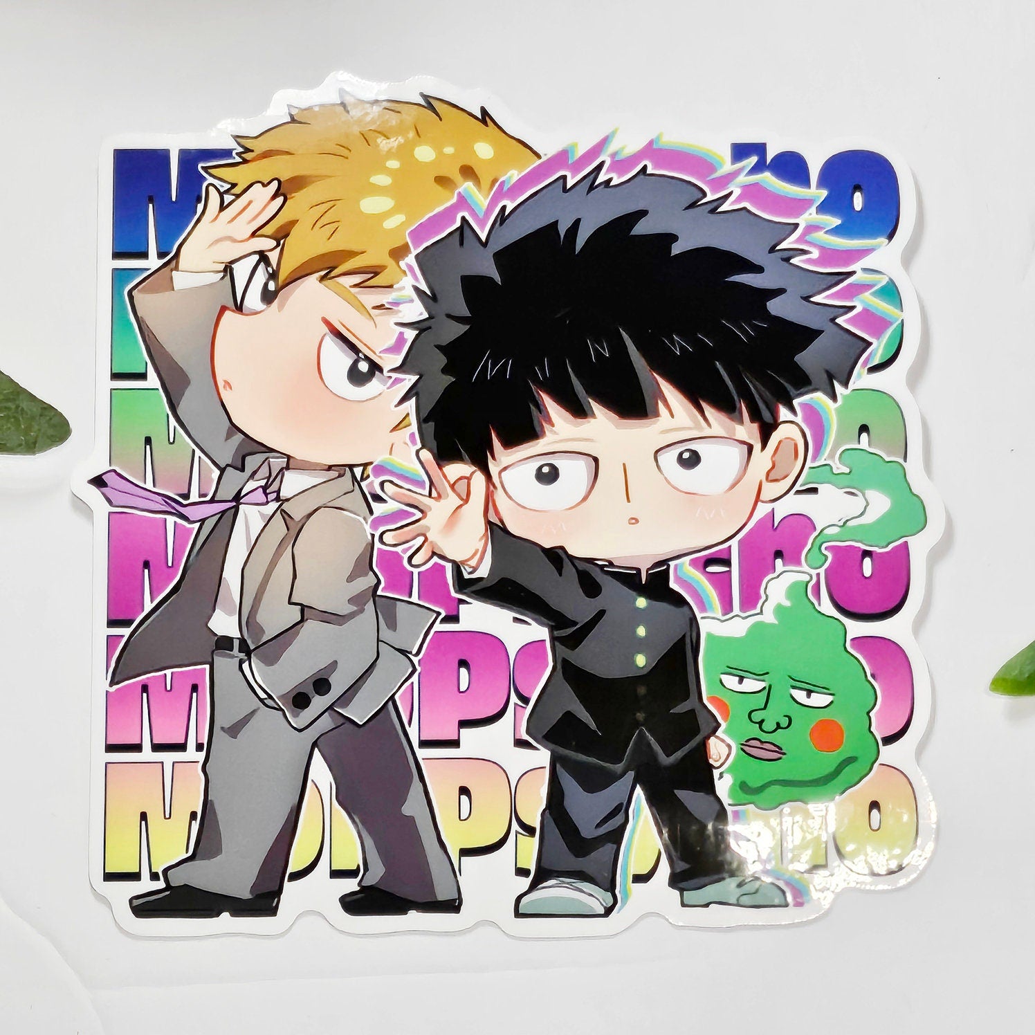 Mob and Reigen Sticker