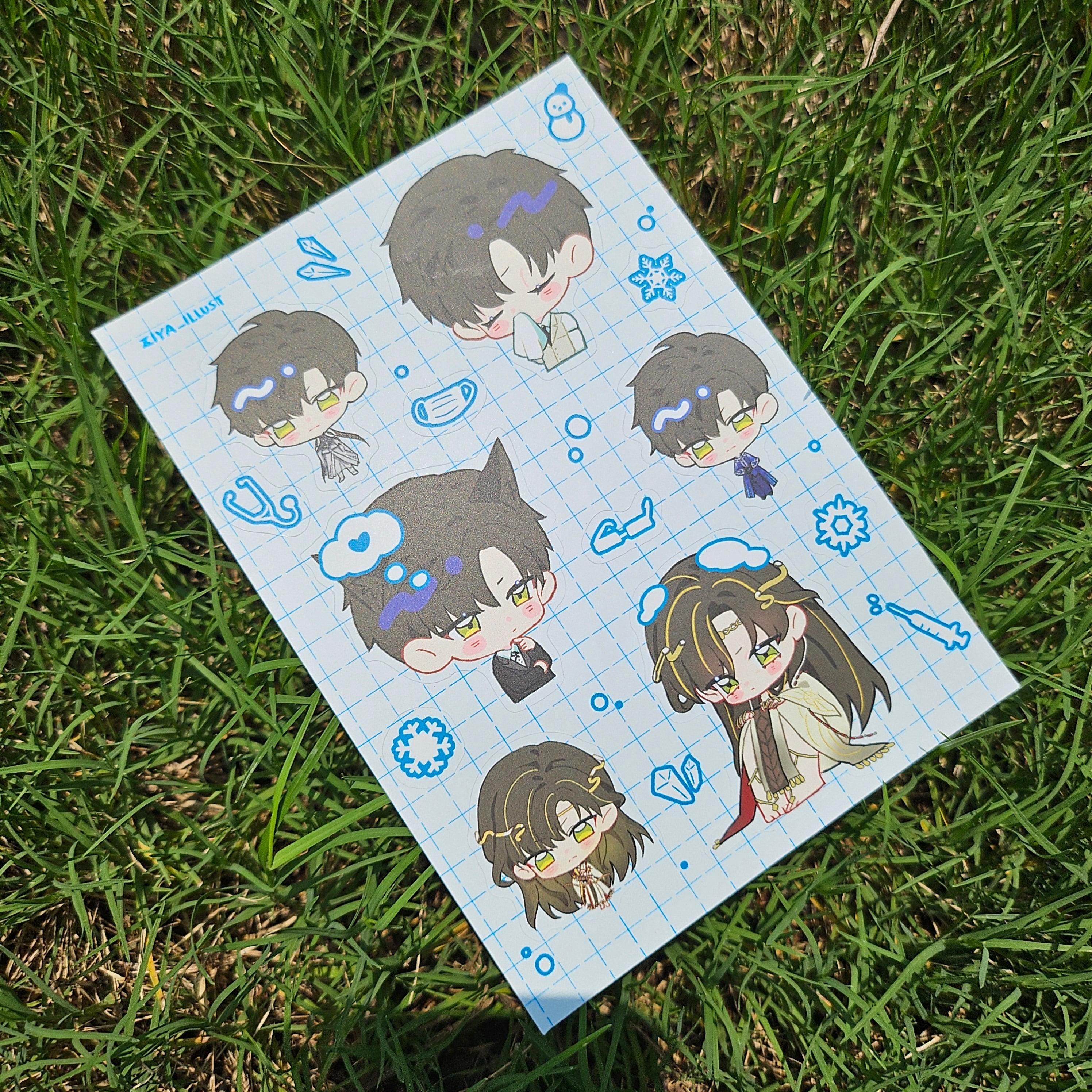 Zayne Sticker Sheet