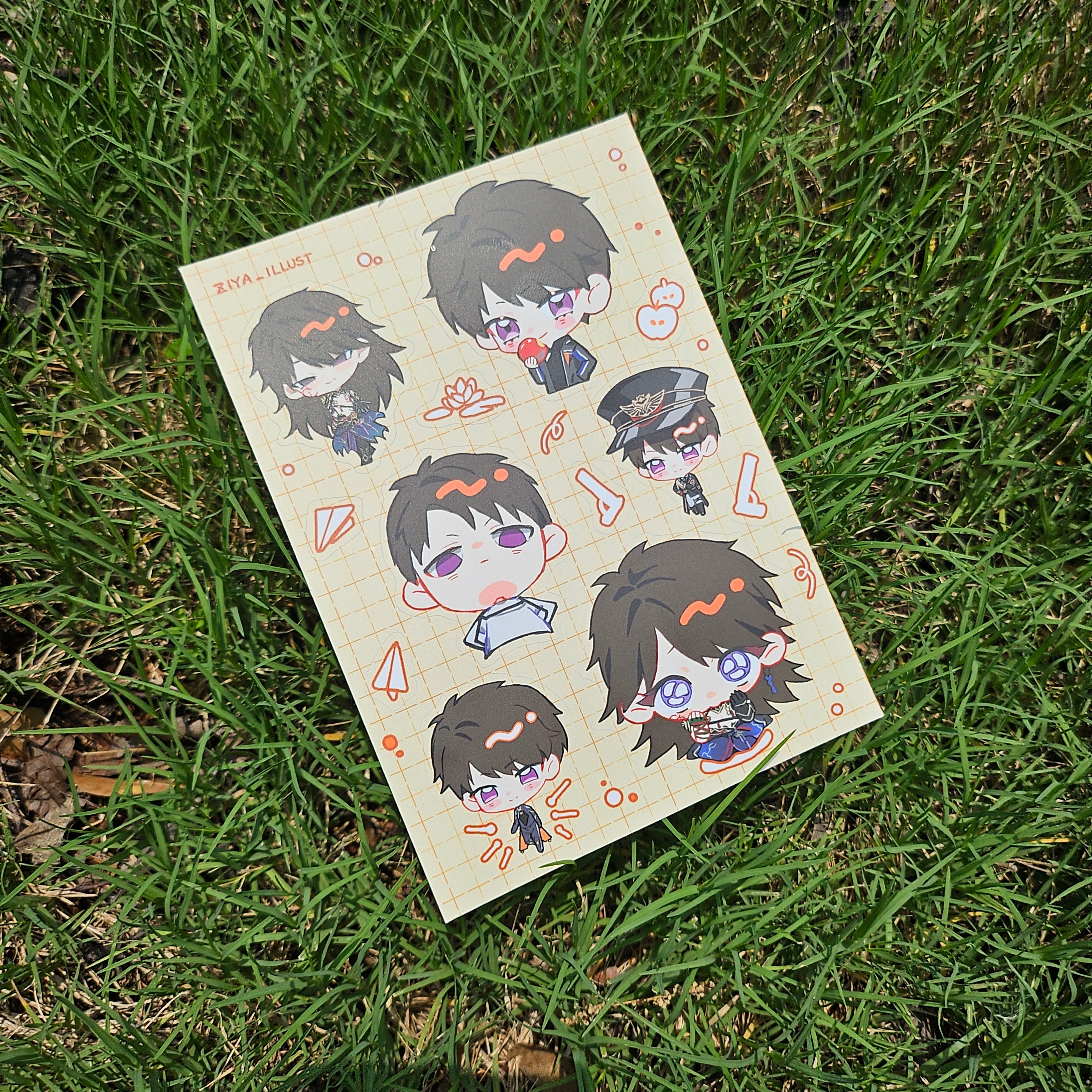 Caleb Sticker Sheet