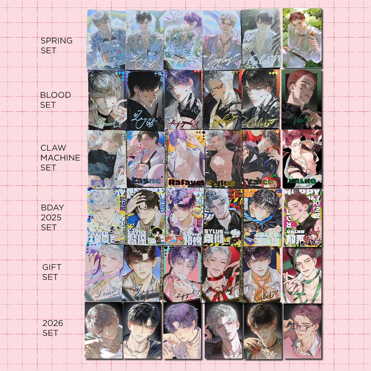 Love and Deepspace Photocards
