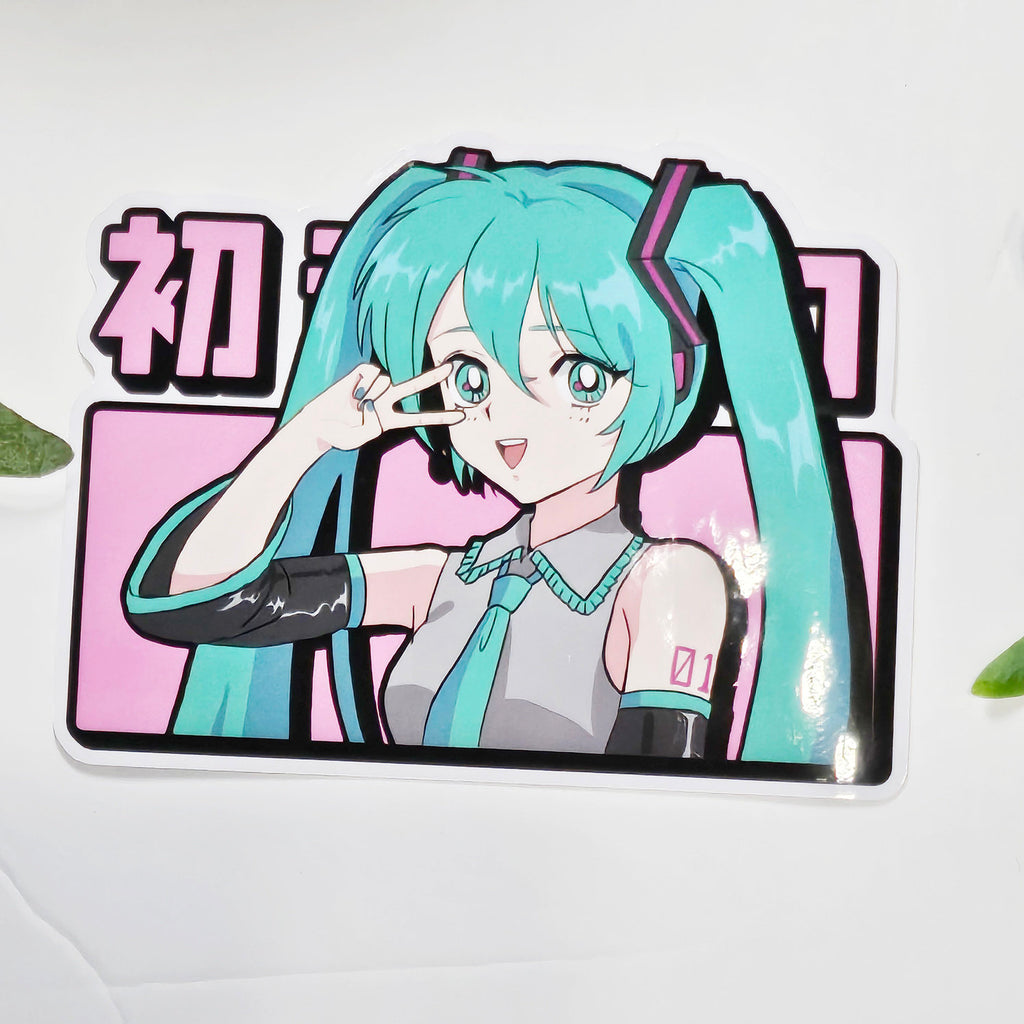Miku Sorry Sticker Retro Hatsune Miku Sticker – ZiyaIllust