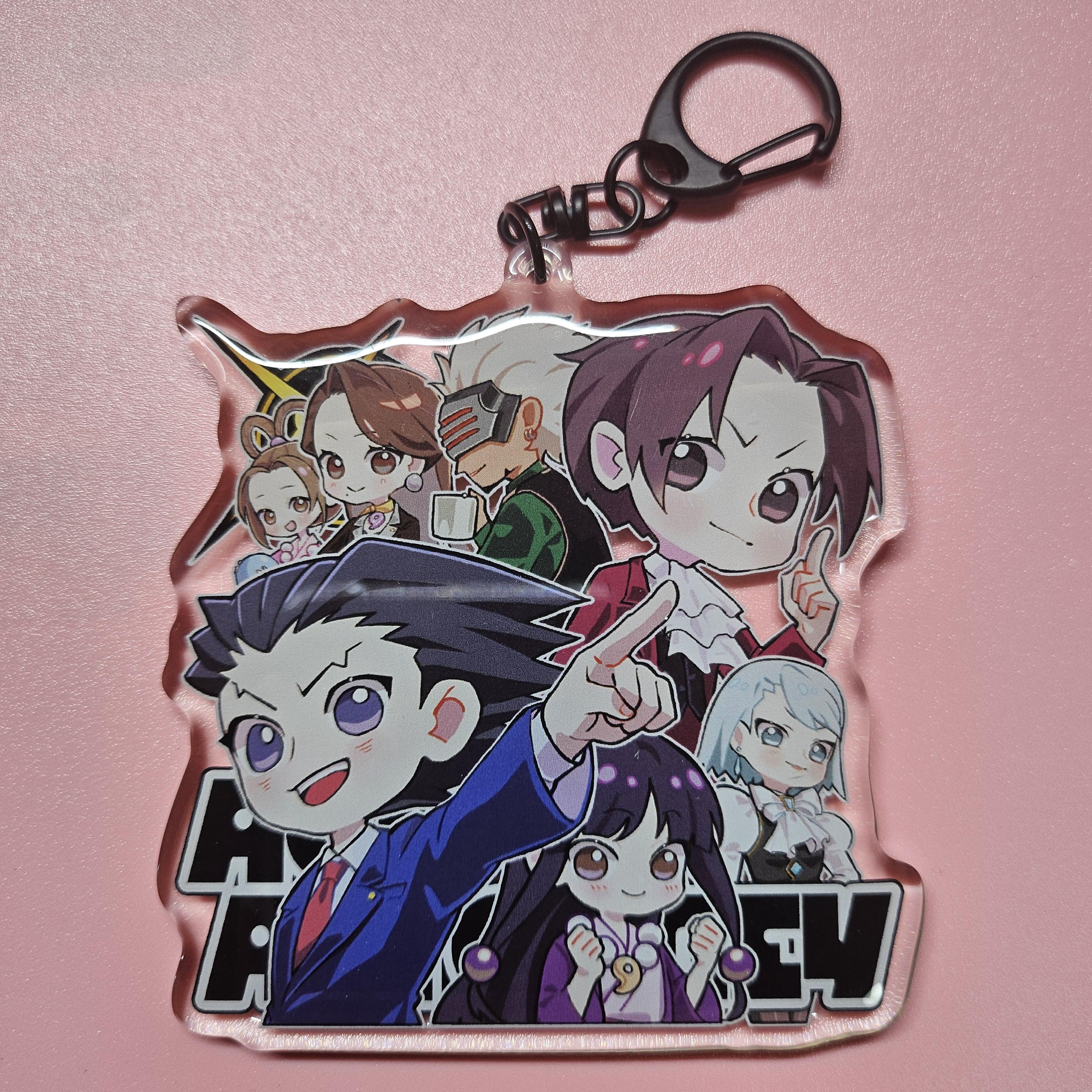 Ace Attorney Large Keychain