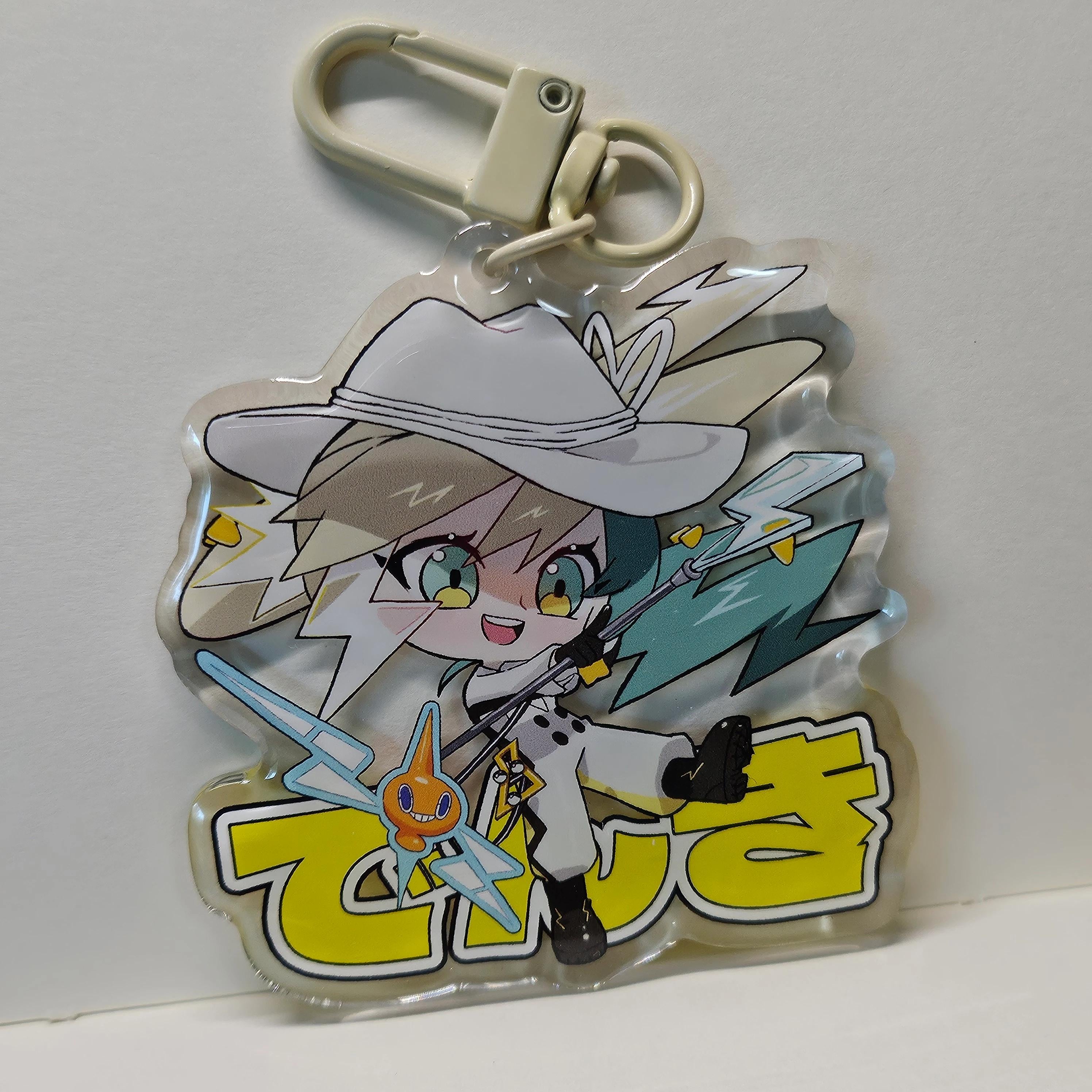 Electric Type Miku Keychain